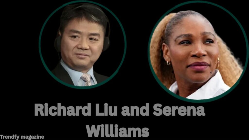 Richard Liu and Serena Williams
